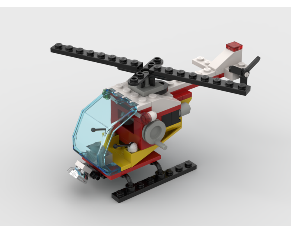 LEGO Set 2531-1-s2 Rescue Helicopter (1998 Town) | Rebrickable - Build ...