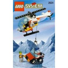 Rescue Helicopter and Jeep (set 2531-1)