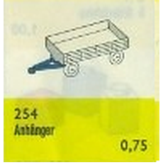 1:87 Bedford Flatbed Trailer (set 254-2)