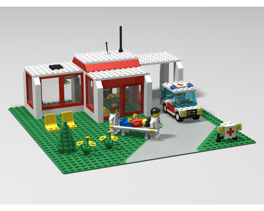 lego hospital 1990