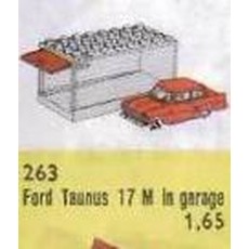 1:87 Ford Taunus 17M de Luxe with Garage (set 263-2)