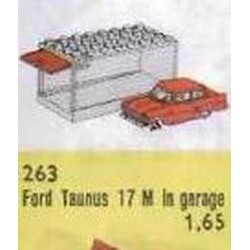 1:87 Ford Taunus 17M de Luxe with Garage