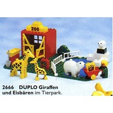 Savannah and Polar Animals (Mini Zoo) (set 2666-1)