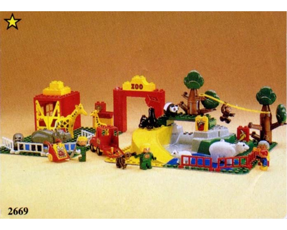 LEGO Set 2669-1 Maxi Zoo (1990 Duplo > Town) | Rebrickable - Build with LEGO