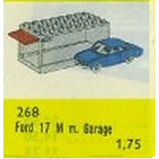1:87 Ford Taunus 17M with Garage (set 268-2)