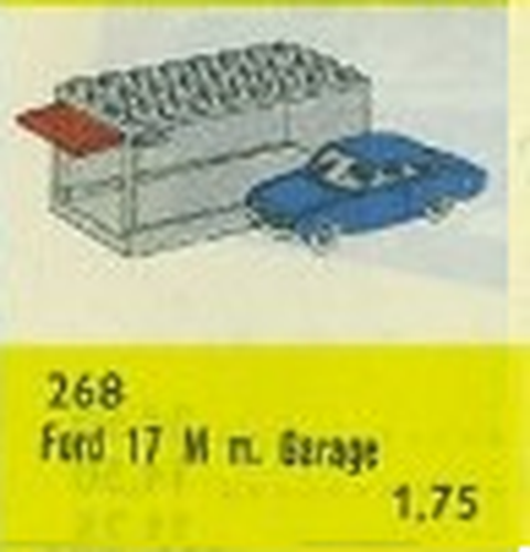 1:87 Ford Taunus 17M with Garage