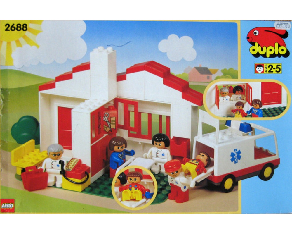 LEGO Set 2688-1 Health Center (Doctor's House) (1994 > Town) | - Build with LEGO