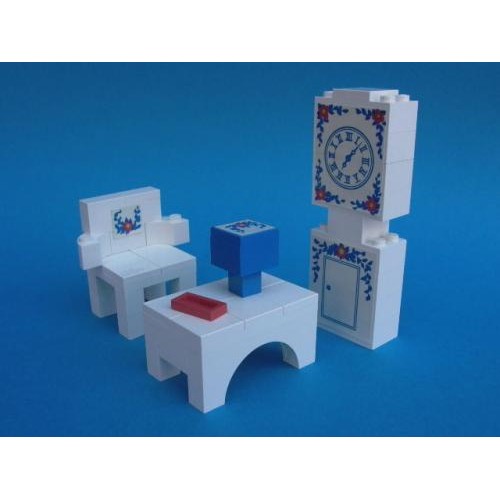 Grandfather Clock, Chair and Table