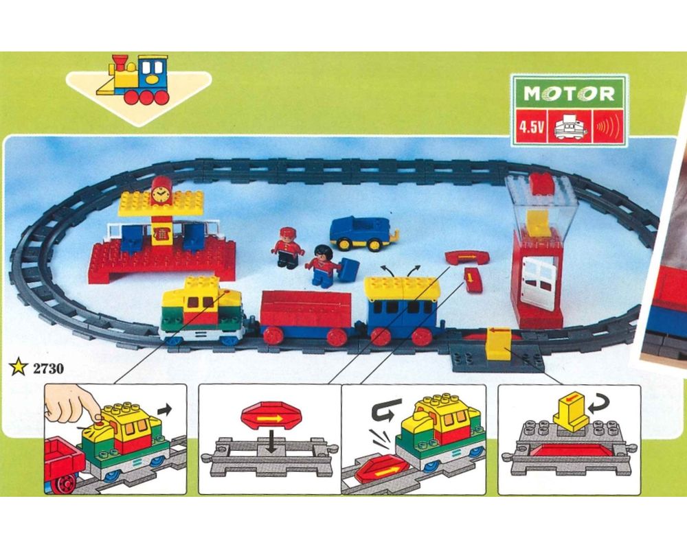 LEGO Set 2730-1 Electric Play Train Set (1993 Duplo > Trains