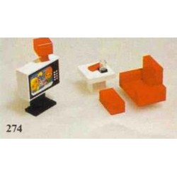 Colour T.V. and Chair