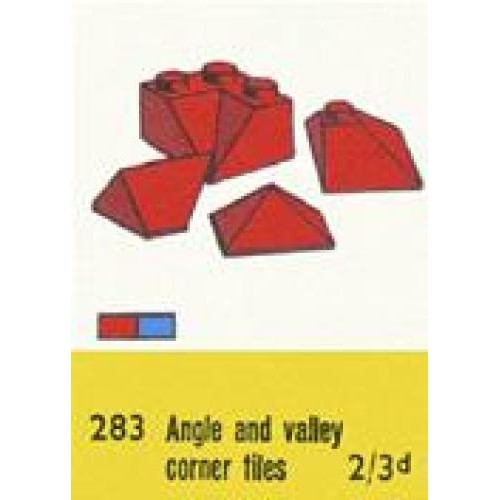 Sloping Ridge and Valley Bricks, Red