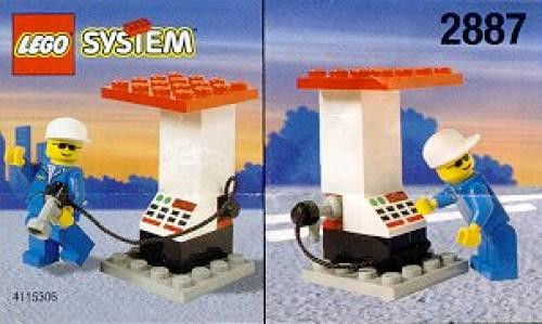 Petrol Station Attendant and Pump