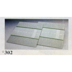 Straight Road Plates (with crosswalk) (set 302-2)