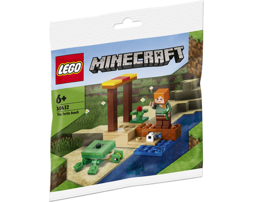 LEGO Set 30432-1 The Turtle Beach (2022 Minecraft) | Rebrickable ...