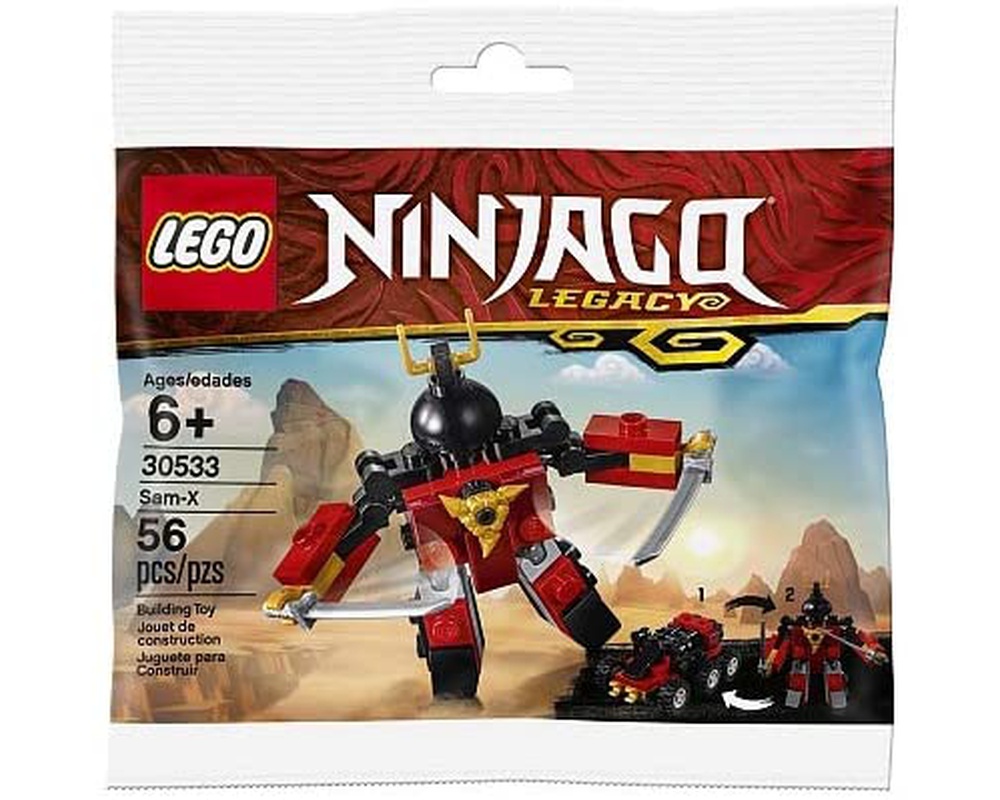 LEGO Set 30533-1 Sam-X (2019 Ninjago) | Rebrickable - with LEGO