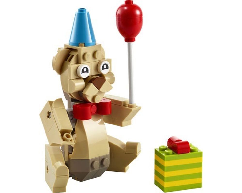 LEGO Set 30582-1 Birthday Bear (2022 Seasonal) | Rebrickable 