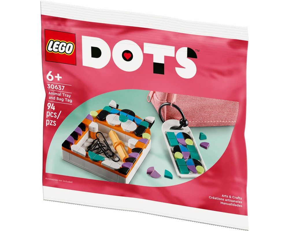 LEGO Set 30637-1 Animal Tray and Bag Tag (2023 DOTS) | Rebrickable ...