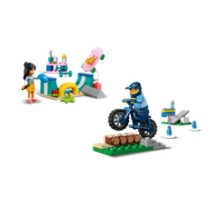 Police Bicycle Training & Skate Ramp (set 30638-2)
