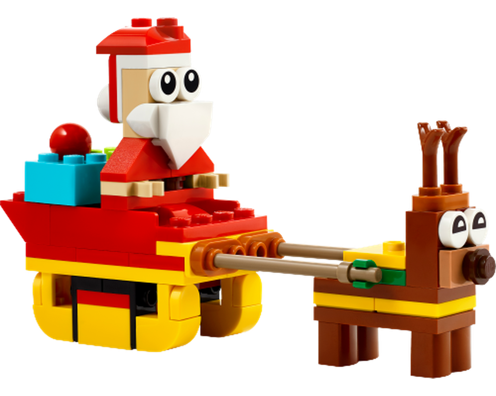 LEGO Set 30670-1 Santa's Sleigh Ride (2024 Creator