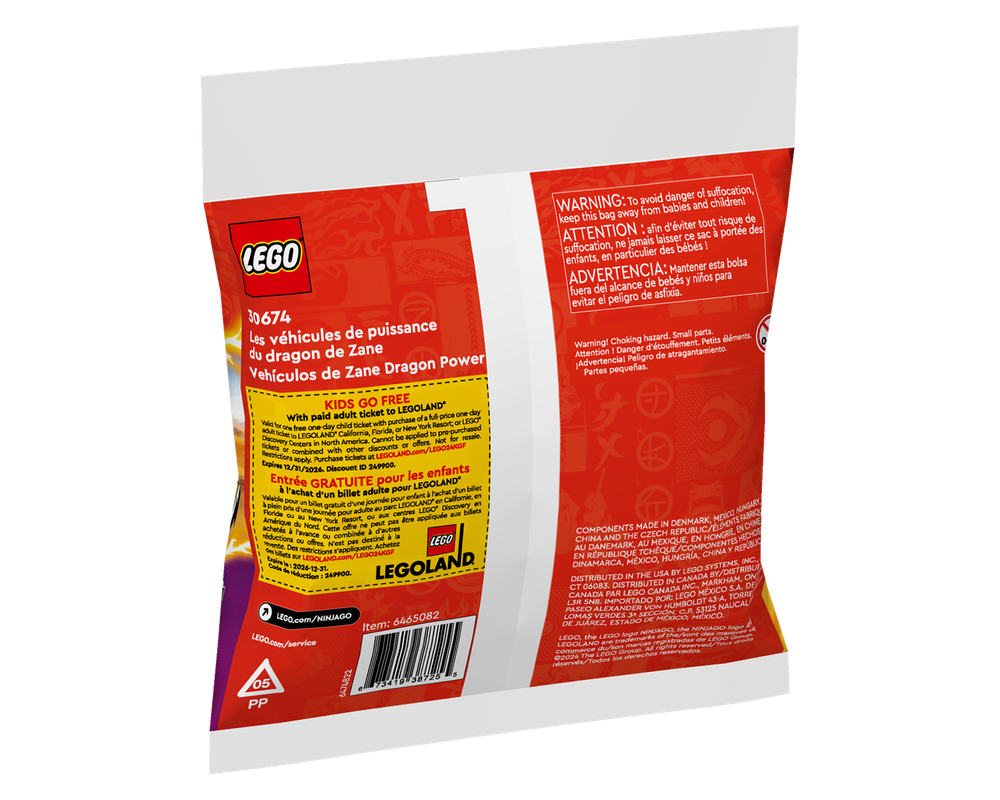 LEGO Set 30674-1 Zane's Dragon Power Vehicles (2024 Ninjago LEGO Set 30674-1 Zane's Dragon Power Vehicles (2024 Ninjago