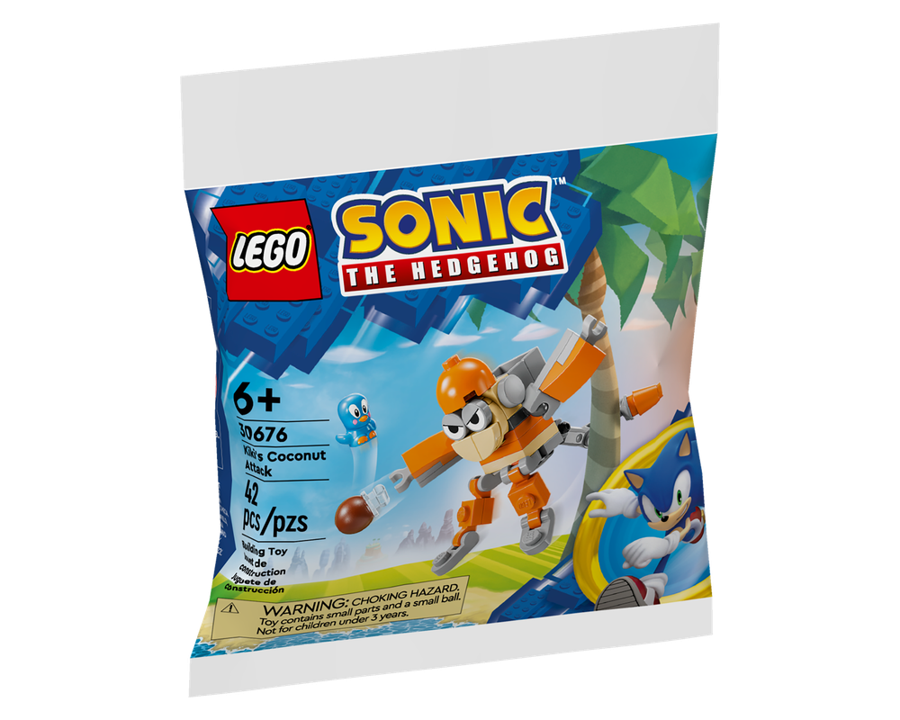 LEGO Set 30676-1 Kiki's Coconut Attack (2024 Sonic The Hedgehog