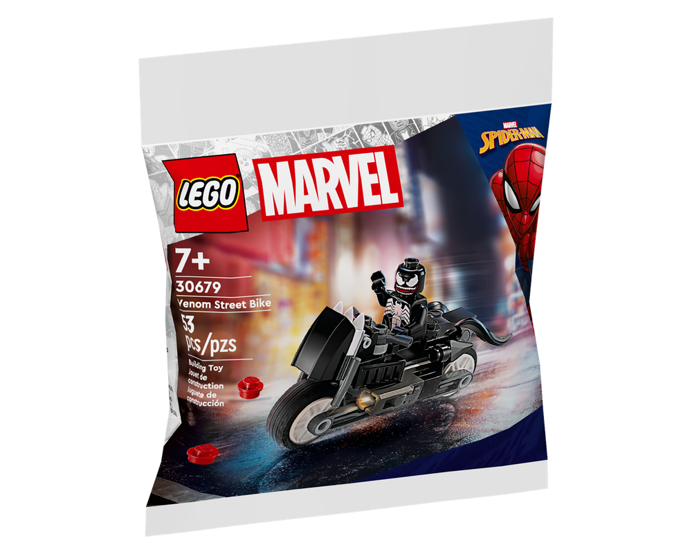 【  Espiritu customceu  】 LEGO Set 30679-1 Venom Street Bike (2024 Super Heroes Marvel