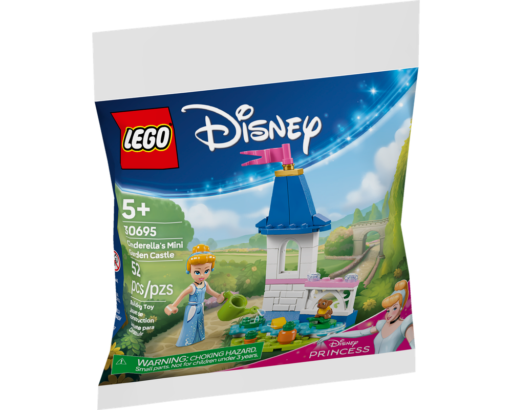 LEGO Set 30695-1 Cinderella's Mini Garden Castle (2025 Disney