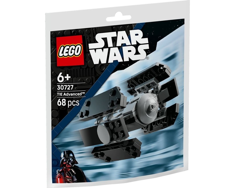 LEGO Set 30727-1 TIE Advanced Mini-Build (2026 Star Wars) | Rebrickable ...