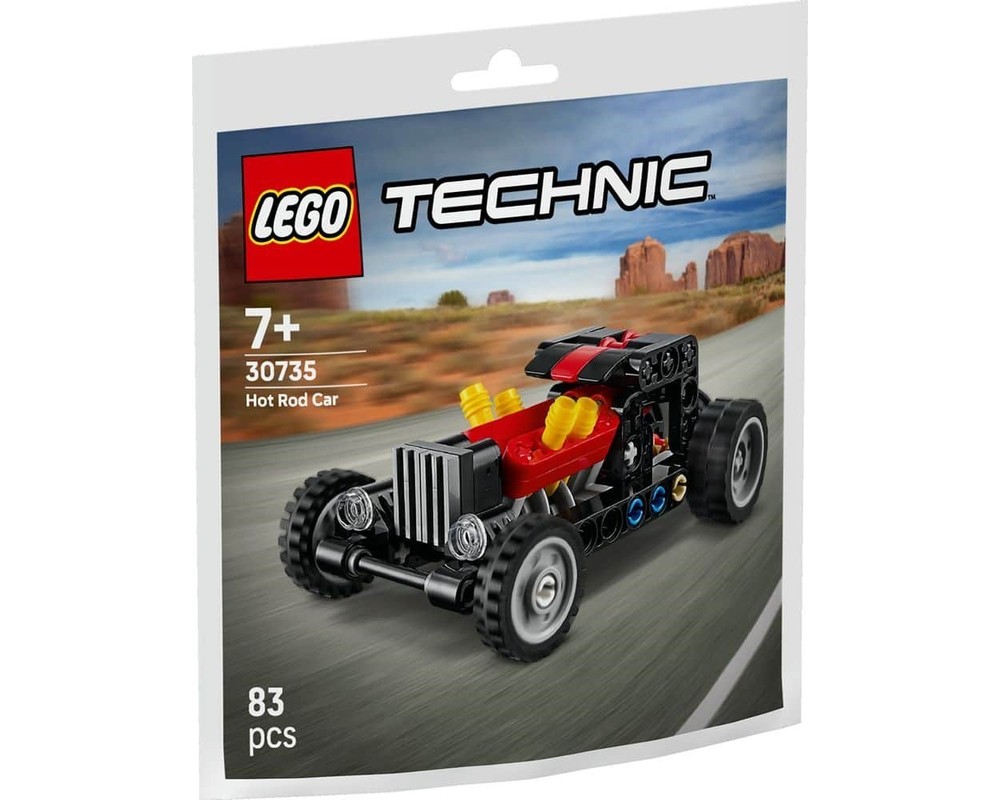 LEGO Set 30735-1 Hot Rod Car (2026 Technic) | Rebrickable - Build with LEGO