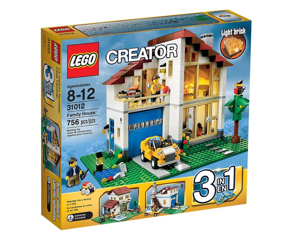 Mockingbird Daddy Resten LEGO Set 31012-1 Family House (2013 Creator > Creator 3-in-1) | Rebrickable  - Build with LEGO