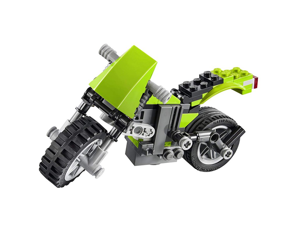 Lego green best sale motorcycle instructions