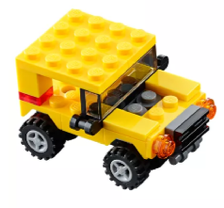 LEGO Set 310331s3 Yellow Jeep (2015 Creator > Creator 3