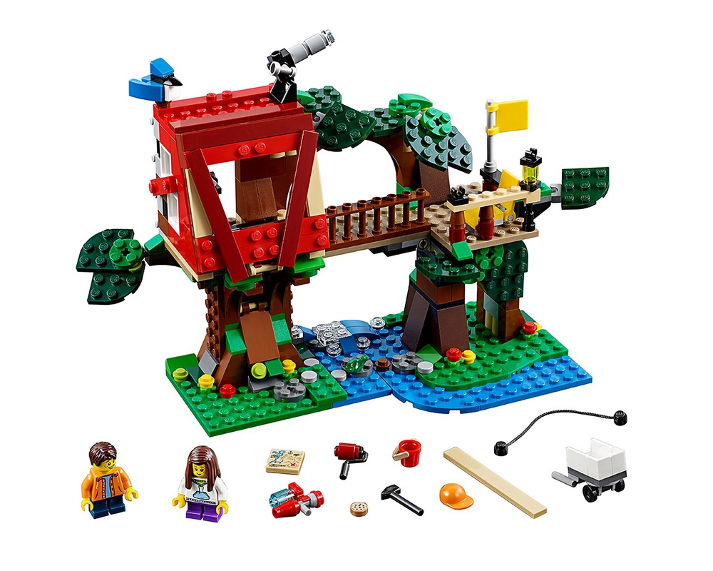 LEGO Set 31053-1 Treehouse Adventures (2016 Creator > Creator 3-in-1 ...