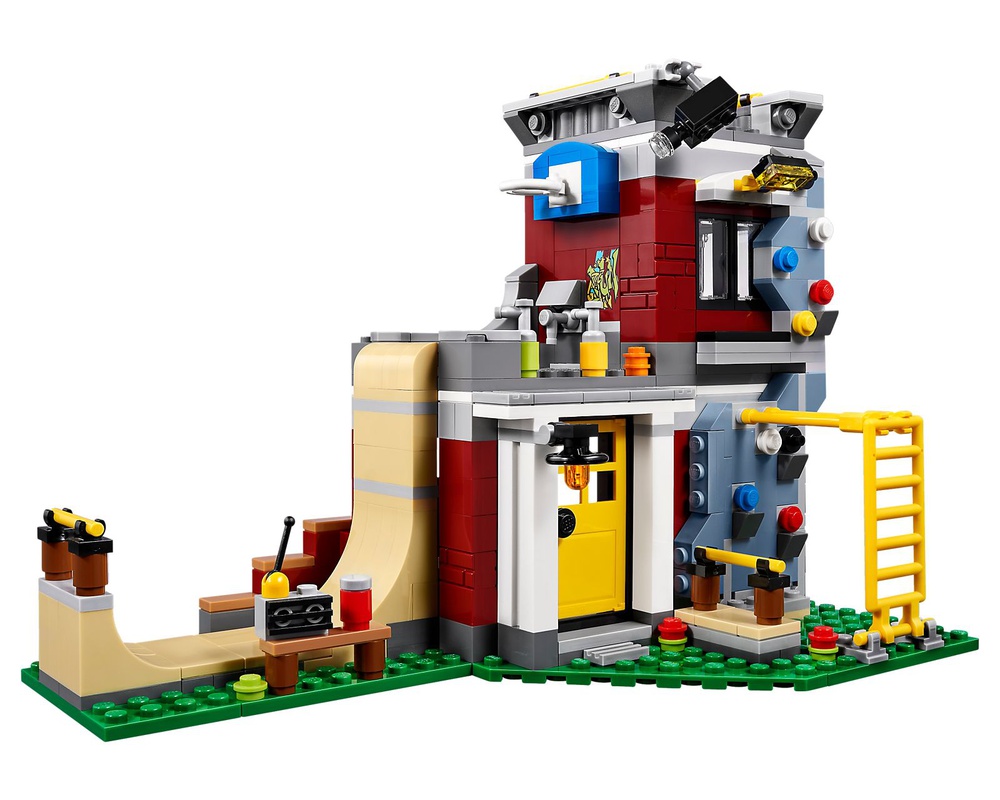 LEGO Set 31081-1 Modular Skate House (2018 Creator > Creator 3-in-1) | Rebrickable - Build with