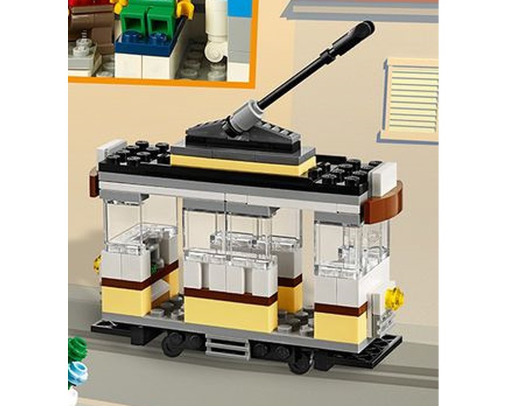 Lego city tram set hot sale