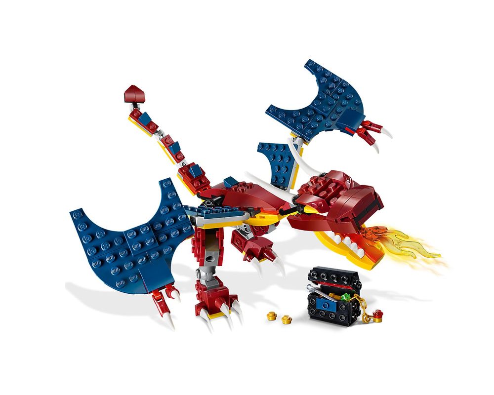 LEGO Set 31102-1 Fire Dragon (2020 Creator > Creator 3-in-1 