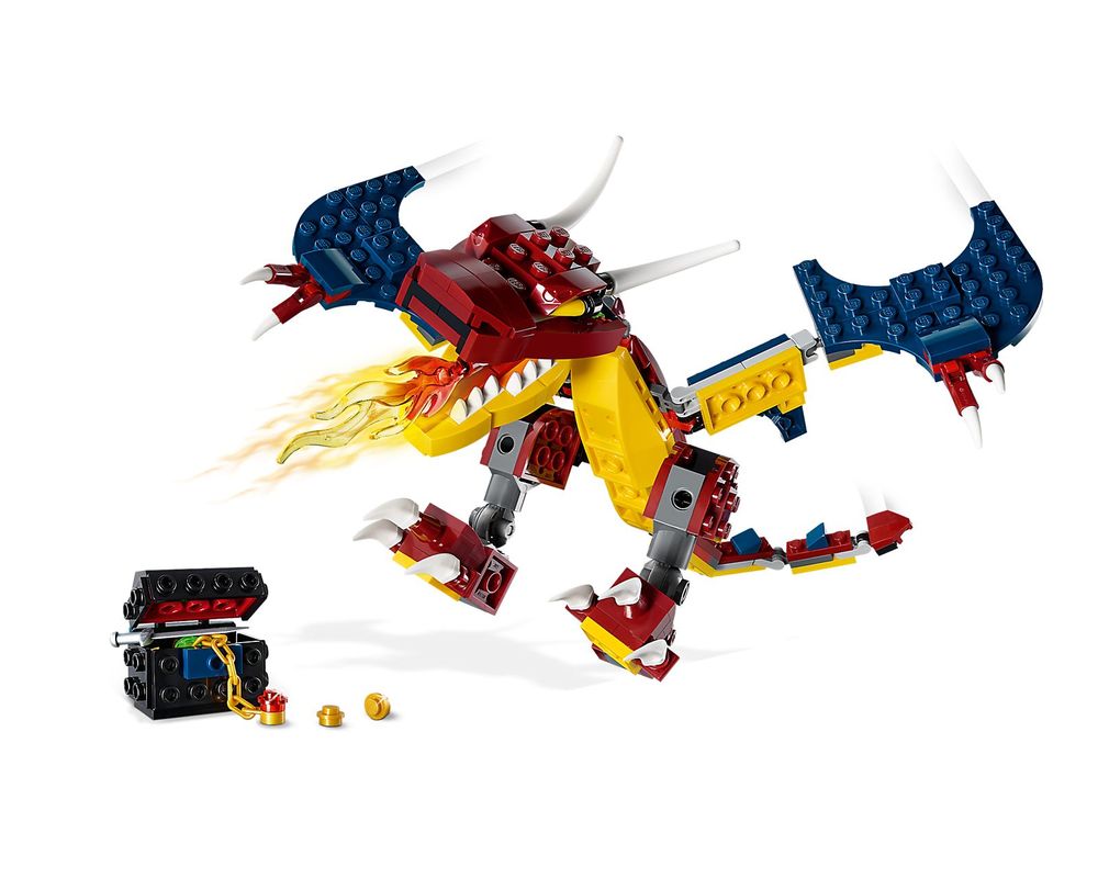 LEGO Set 31102-1 Fire Dragon (2020 Creator > Creator 3-in-1 