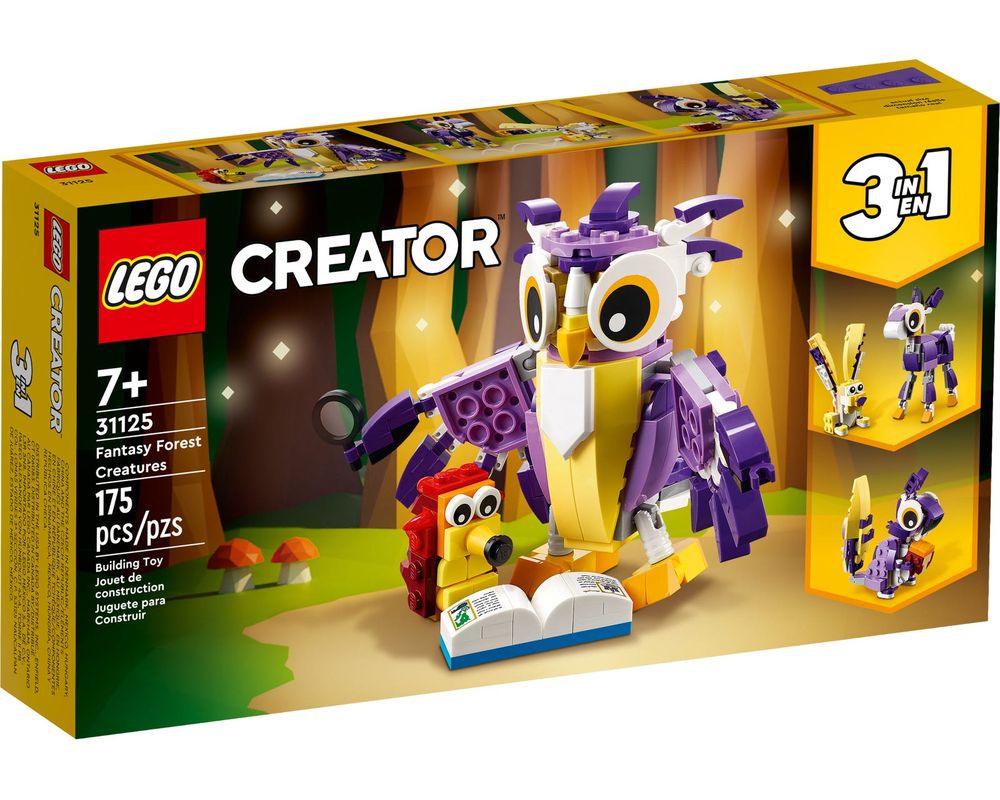 LEGO Set 31125-1 Fantasy Forest Creatures (2022 Creator > Creator 