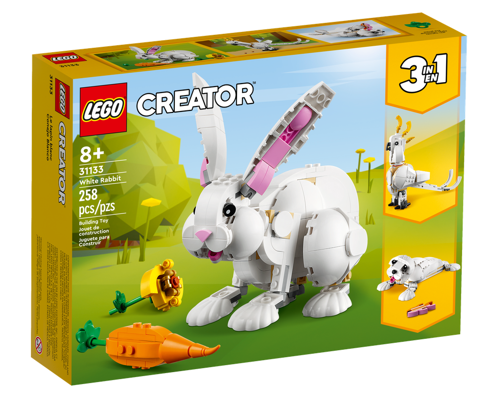 LEGO Set 31133-1 White Rabbit (2023 Creator > Creator 3-in-1