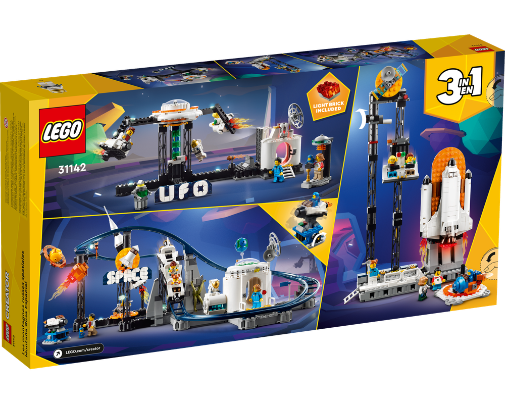 LEGO Set 31142-1 Space Roller Coaster (2023 Creator > Creator 3-in-1 ...