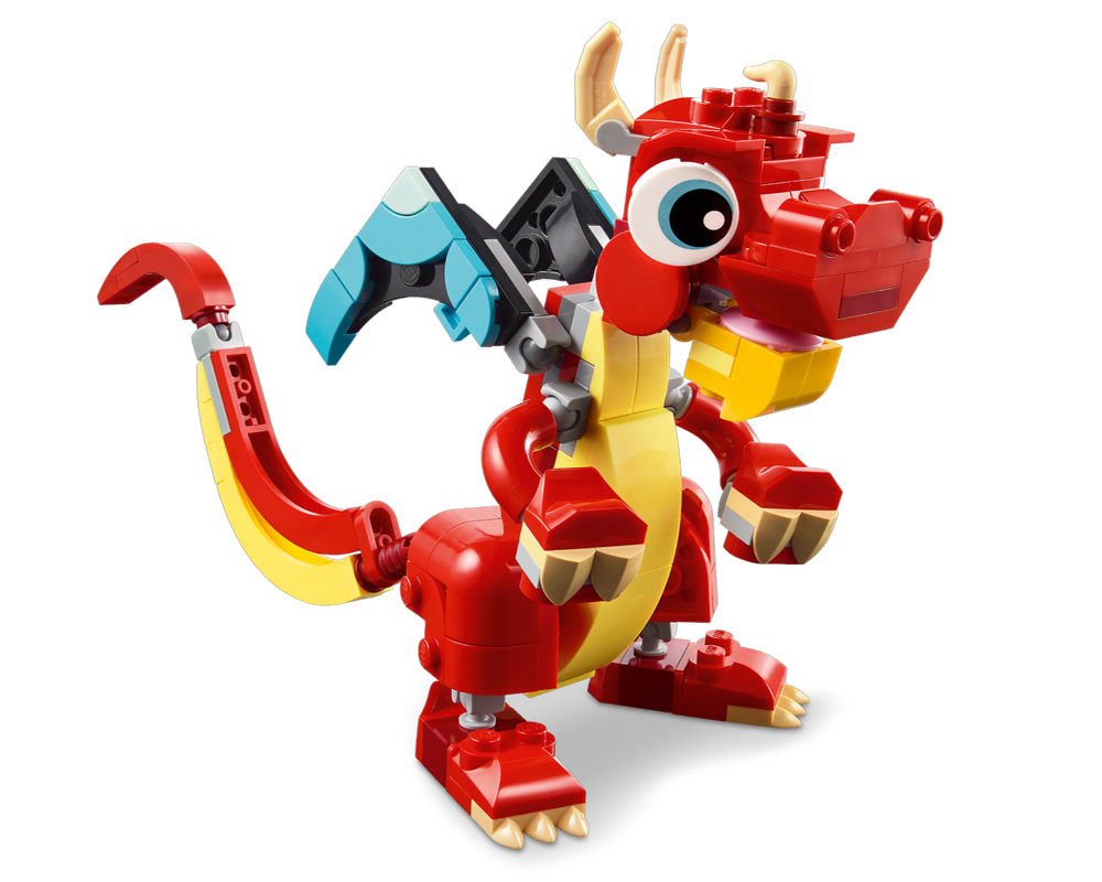 LEGO Set 31145-1 Red Dragon (2024 Creator > Creator 3-in-1 ...