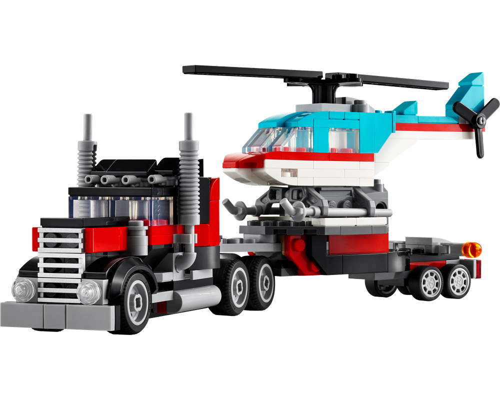 Lego hot sale truck helicopter