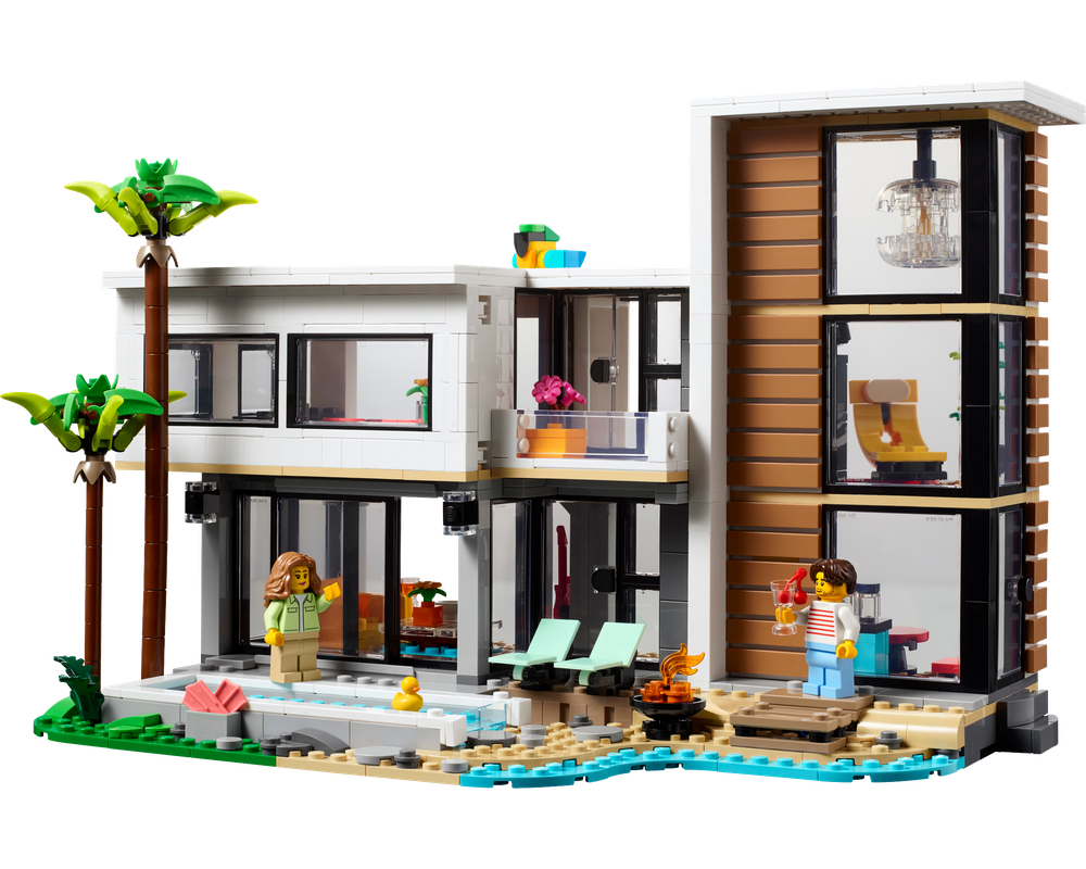 LEGO Set 31153-1 Modern House (2024 Creator > Creator 3-in-1 ...