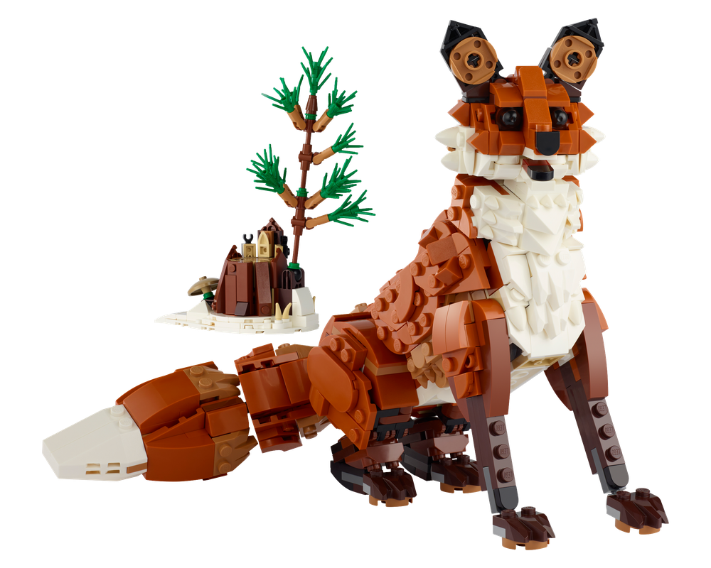 LEGO Set 31154-1 Forest Animals: Red Fox (2024 Creator > Creator 3-in-1) |  Rebrickable - Build with LEGO