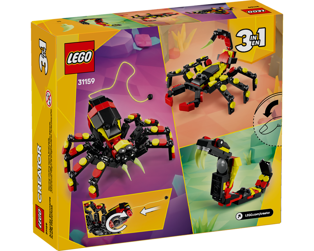 LEGO Set 31159-1 Wild Animals: Surprising Spider (2025