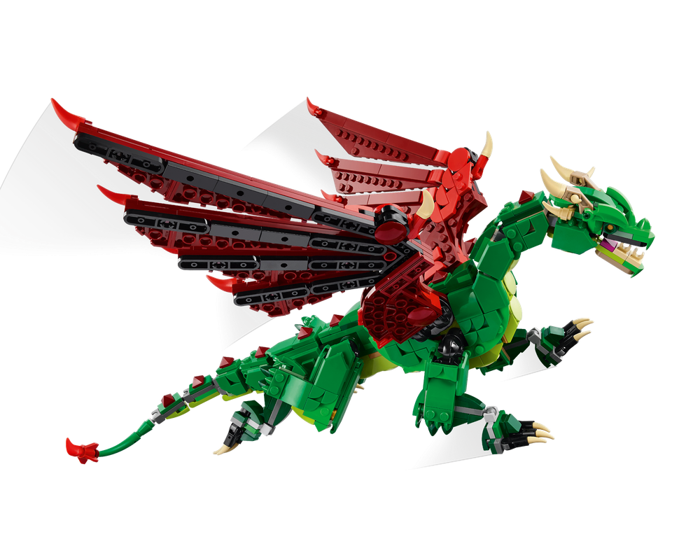 LEGO Set 31161-1 Medieval Dragon (2025 Creator > Creator 3-in-1 ...