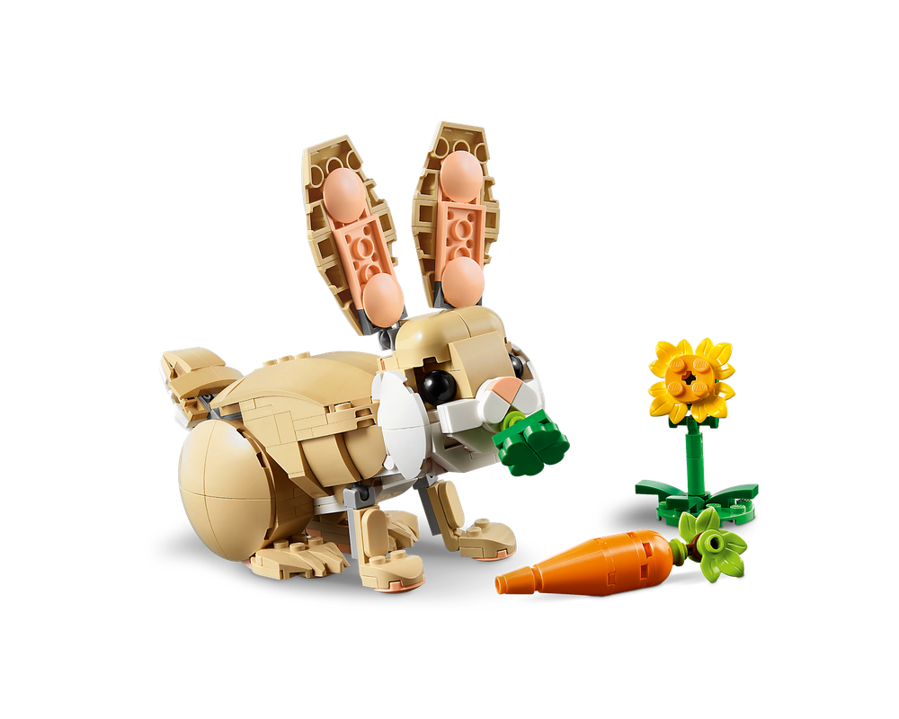 LEGO Set 31162-1 Cute Bunny (2025 Creator > Creator 3-in-1 ...