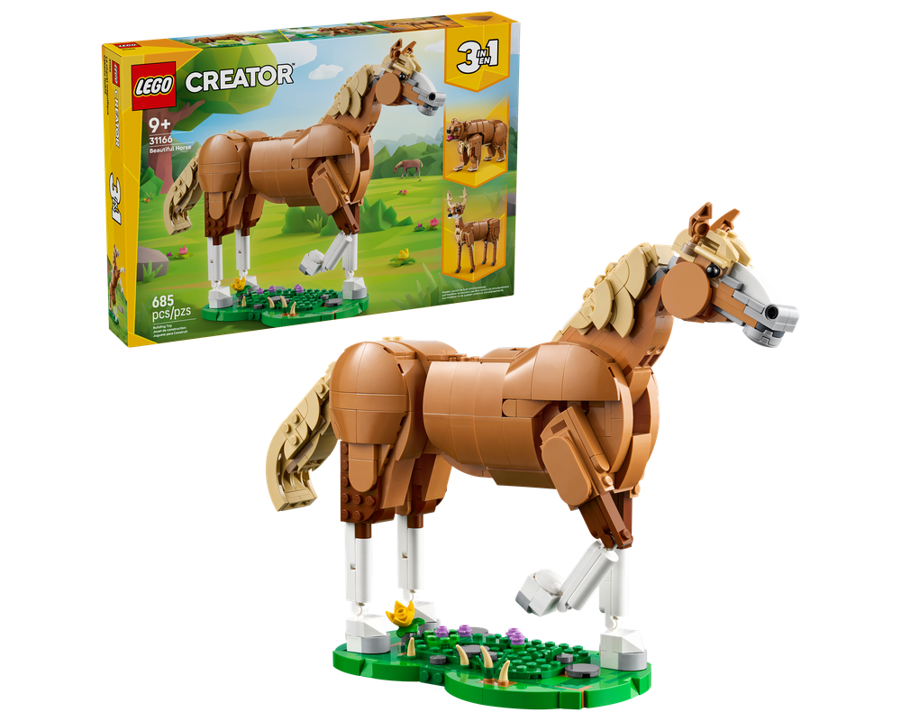 LEGO Creator 3 In 1 Beautiful Horse Toy 31166