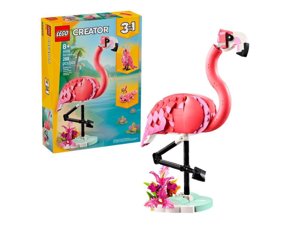 LEGO Set 31170-1 Wild Animals: Pink Flamingo (2025 Creator