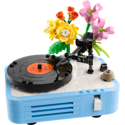 Gramofon z kwiatami